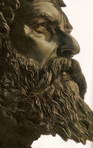 Esc, III aC., Retrato de Seuthes III, tamao natural, Bronce, Bulgaria