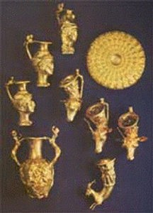 Orfebrera, IV aC., Tesoro de Panagyurihte, Bulgaria