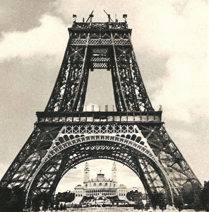 Arq, XIX, Eiffel, Alexandre Gustave, Torre, construccin, Pars, Francia, 1888