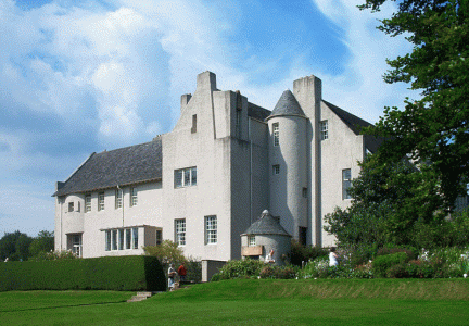 Arq, XIX, Mackinttosth, Charles Rennie,  Hill House, Escocia, RU