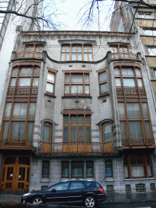 Arq, XIX, Horta, Vctor, Casa Solvay, fachada, Bruselas, Blgica, 1895-1900