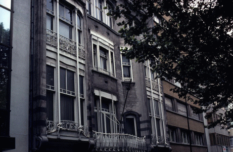Arq, XIX, Horta, Vctor, Hotel Solvay, fachada, Bruselas, 1895-1900