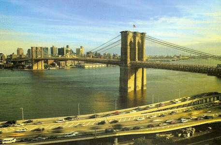 Arq, XIX, Roebling J. Augustus, Puente de Brooklyn, Neogtico y hierro, N. York, USA, 1867-1883