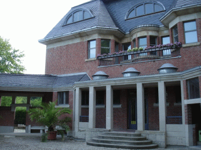 Arq, XX, Velde, Henry van der, Villa Hohenhof, exterior, detalle, 1908