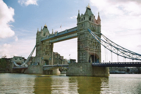 Arq, XX, Mowlen, John, Puente actual de la Torre de Londres, nglaterra, RU, 19687-1978