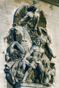 Esc, XIX, Rude, Franois, Marcha de los voluntarios o La Marsellesa, Plaza de la Estrella, Pars, 1836