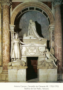 Esc, XVIII, Cenotafio de Clemente XIII, Baslica de San Pedro, Vaticano, Roma, 1783-1793