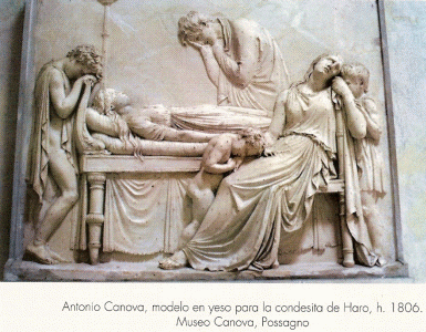 Esc, XIX, Cnova, Antonio, La condesita de Haro, modelo en yeso,  M. Cnova , Possagno, Italia, 1806