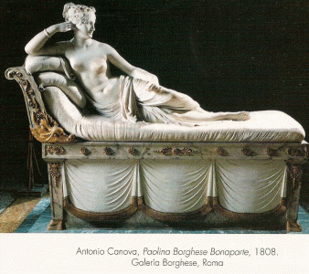 Esc, XIX, Cnova, Antonio, Paolina Borghese Bonaparte, Galera Borghese, Roma, 1808