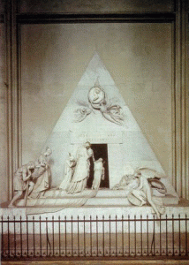 Esc. XVIII-XIX, Cnova, Antonio, Cenotafio  de la Archiduquesa Mara Cristina de Hansburgo, Uglesia de los Agustinos, Viena