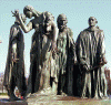 Esc, XIX, Rodin, Auguste, Los Burgueses de Calais, Puerto de Calais, Francia, 1895