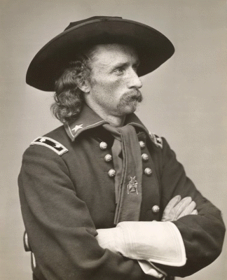Art, Fotografa, XIX, Teniente Goronel George Amstrohg Custer