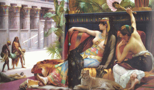 Pin, XIX, Cabanel, Alexandre, Cleopatra prueba el veneno en esclavos, 1887