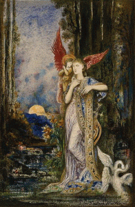 Pin, XIX, Moreau, Gustave, La inspiracin, 1893