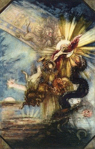 Pin, XIX, Moreau, Gustave, Phaetn, M. Louvre, Pars, 1878