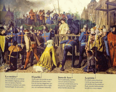Pin, XIX, Patrois, Isidore, Conduccin al cadalso de Juana de Arco -30-5-1431-, en Rouan, Francia, 1867 