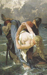 Pin, XIX,  Luminais, Evariste Vital, Piratas normandos del siglo IX, M. Departamental, Moulins, Francia, 1894