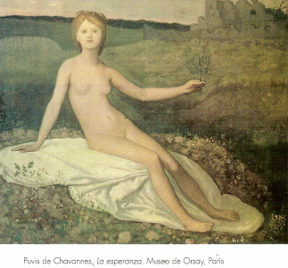 Pin, XIX, Puvis de Chavannes, Pierre, La esperanza, M. dOrsay, Pars