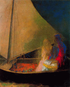 Pin, XX, Redon, Odilon, Dos amantes en una barca, The Ian Woodner Family Collection, N. York, USA, 1902