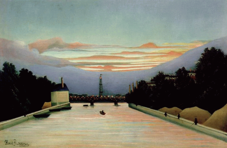 Pin, XIX, Rousseau, Henri, Torre Eiffel , NAIF, Museum of Fine Arts, houston, Texas, USA, 1898