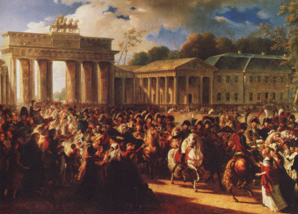 Pin, XIX, Meyner, Charles, Napolen entrando en Berln, Chateau National e des Trianons