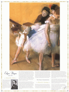 Pin, XIX, Degas, Edgar, Bailarinas, El examen de danza