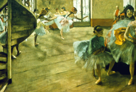 Pin, XIX, Degas, Edgar, Bailarinas de Ballet, Finales del siglo
