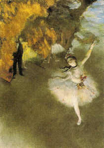 Pin, XIX, Degas, Edgar, Bailarinas, Fin de arabesco, M. dOrsay, Pars, 1876-1877