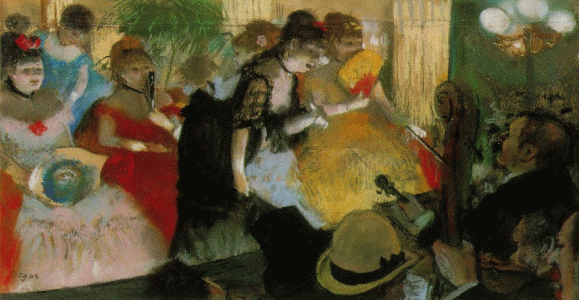 Pin, XIX, Degas, Edgar, Cabaret, Corcoran Gallery of Art, Washintong, 1877