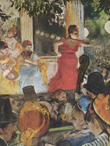 Pin, XIX, Degas, Edgar, El caf concierto Embassadors, M. Beaux Arts, Lyon, 1875-1877