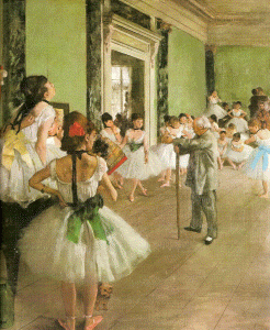 Pin, XIX, Degas, Edgar, Escula ce danza, Galera del Jeu de Paume, M. dOrsay, 1873 Pars