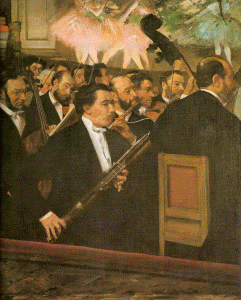 Pin, XIX, Degas, Edgar, La orquesta de la Opera, M. dOrsay, Pars, 1865-1869