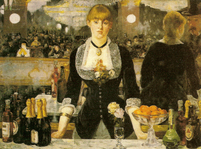 Pin, XIX, Manet, Edouard, El bar del Folies Berger, Coutauld Institute Galleries, London, 1882