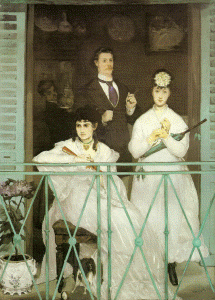 Pin, XIX, Manet, Edouard, El balcn, Muse dOrsay, Pars, 1868-1869