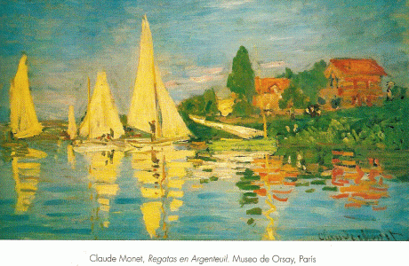 Pin, XIX, Monet, Claude, Regatas en Argenteuil, M. dOrsay, Pars, finales del siglo