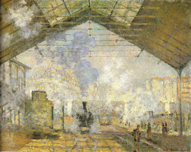 Pin, XIX, Monet, Claude, Estacin de San Lzaro, M. dOrsay, Pars, 1877