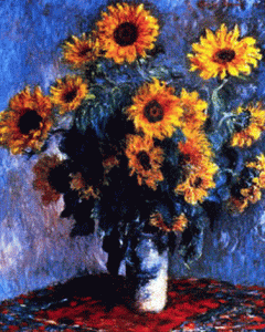 Pin, XX, Monet, Claude, Jarrn con flores amarillas, M. Hermitage, San Petersburgo, Rusia, 1901