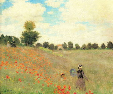 Pin, X IX, Monet, Claude, Las amapolas, 1873