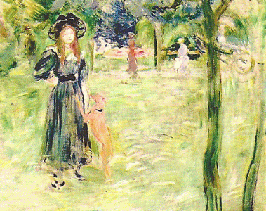 Pin, XIX, Morisot, Berthe, Bois de Boulogne, M. Marmottan Monet, 1893