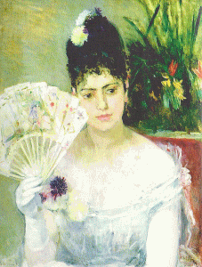 Pin, XIX, Morisot, Berthe, En el baile, 1875