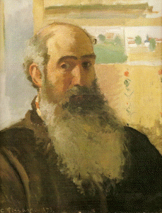 Pin, XIX, Pissarro, Camille, Autorretrato, M. dOrsay, Pars, 1873