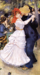 Pin, XIX, Renoir, Auguste, Baile en Bougival, M. dOrsay, Pars, 1883