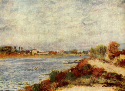 Pin, XIX, Renoir, Auguste, El sena en Argenteuil, M. dOrsay, Pars, 1873