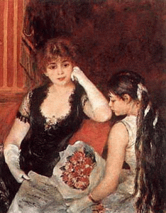 Pin, XIX, Renoir, Auguste, En el concierto, 1880