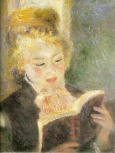 Pin, XIX, Renoire, Auguste, Mujer leyendo, M. dOrsay, Pars, 1874-1876