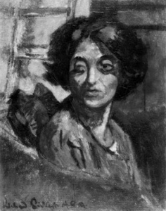 Pin, XX, Retrato de una mujer, Therese Lessore hacia 1930