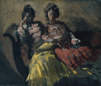 Pin, XX, Sickert, Walter Richard, Dos mujeres en un sof, 1903-1904