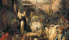 Pin, XIX, Leomtiev N, A., Hoguera de las Vanidades, Sermon de Savonarola, Galeria Tetriakov, Moscu