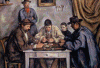 Pin, XIX, Czanne, Paul, Los jugadores de cartas, Barnes Fundatin Merion, Pennsylvania, USA, 1890-1892
