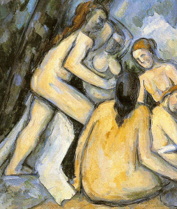  Pin, XX, Czanne, Paul, Las baistas, detalle, National Gallery, London, 1900-1905